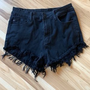 Black KanCan shorts